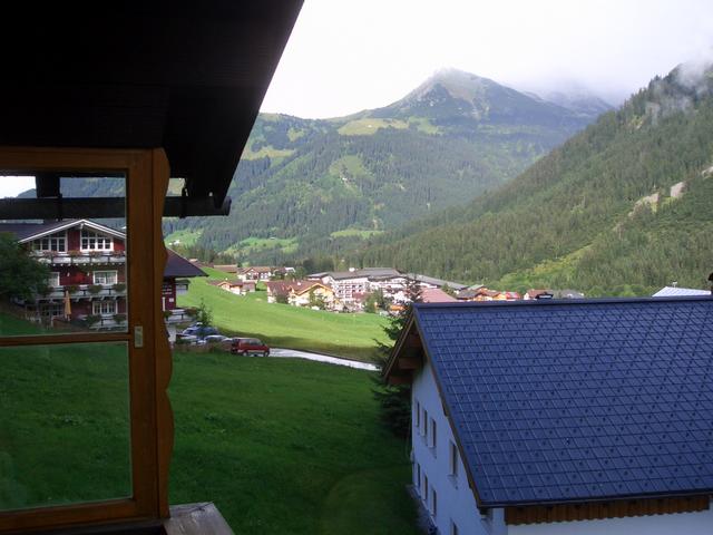 Blick von unserem Pensionsfenster
